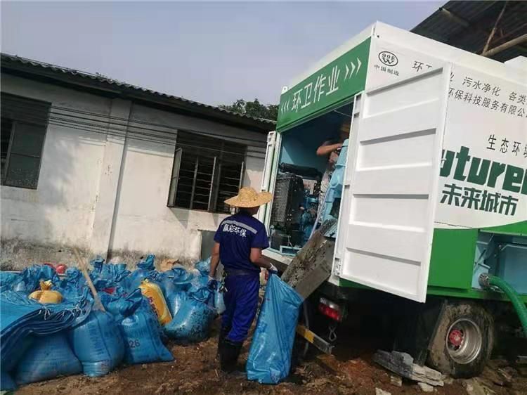 椒江工业污泥压干处理